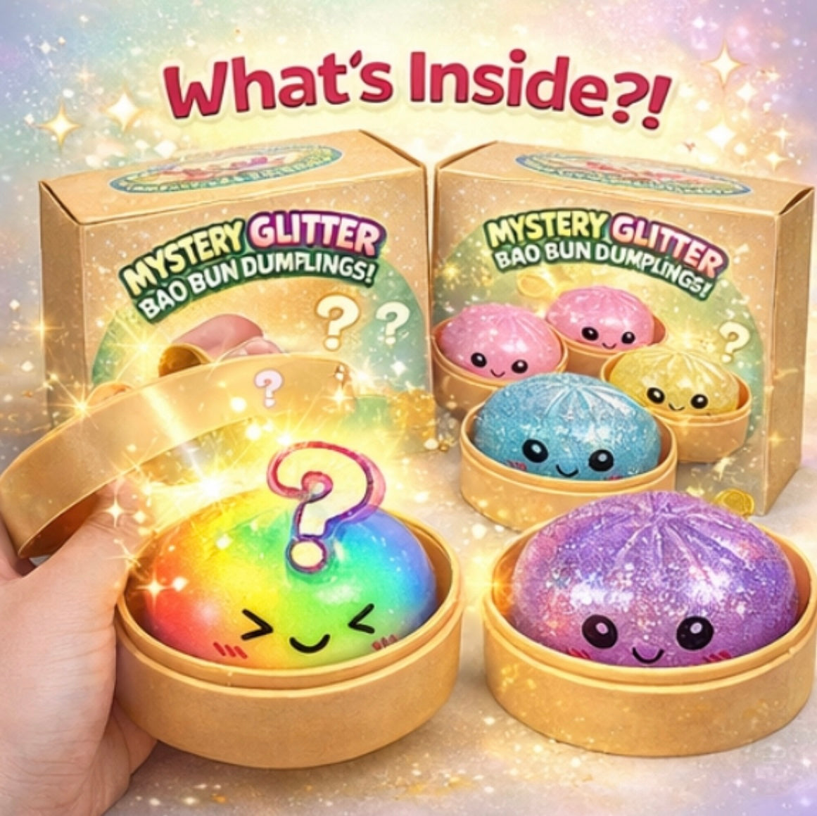 Kozy’s Mystery Dumplings - Mystery Glitter/Rainbow