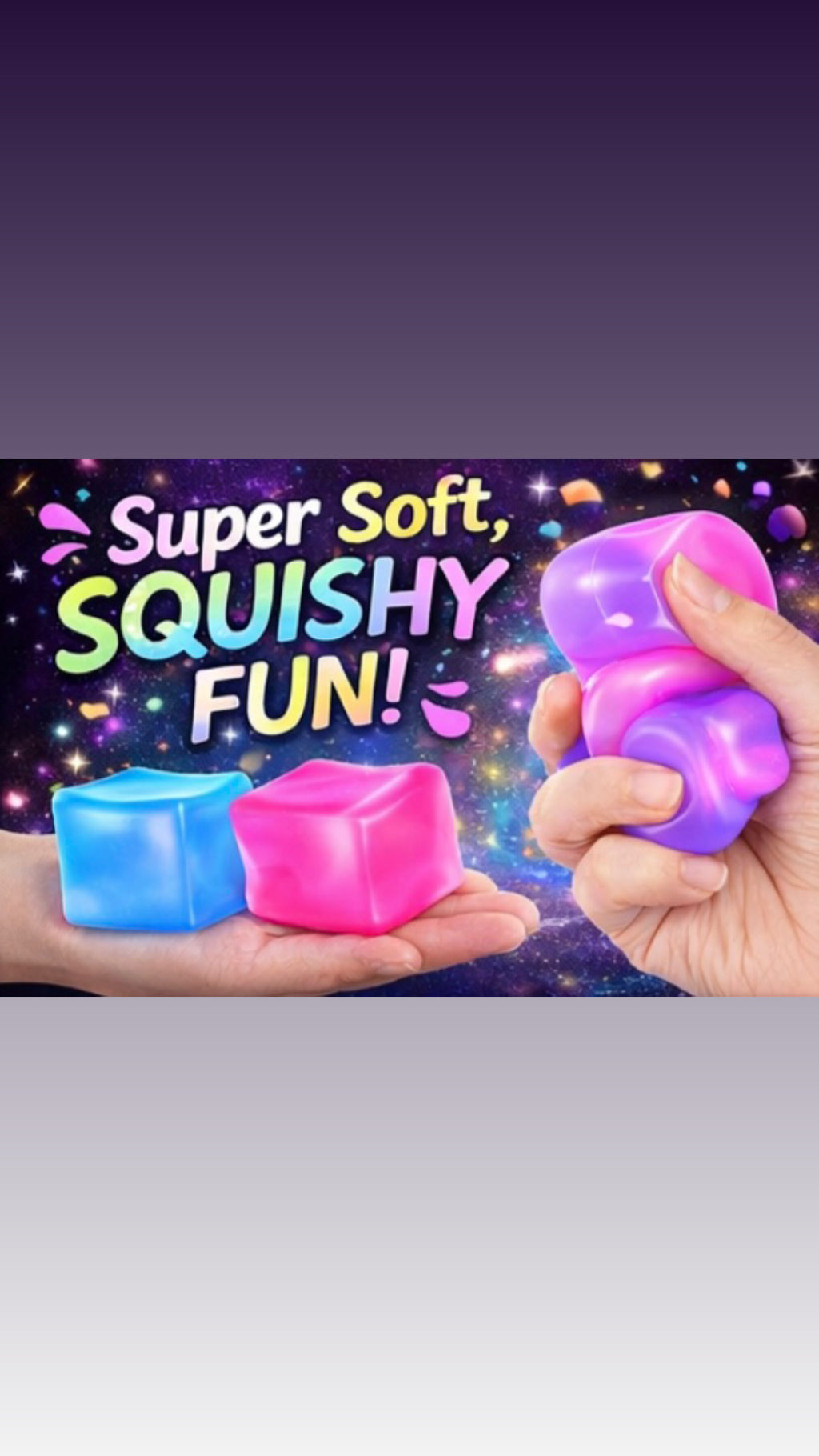 Kozy’s Mystery Solid  Square Squishy