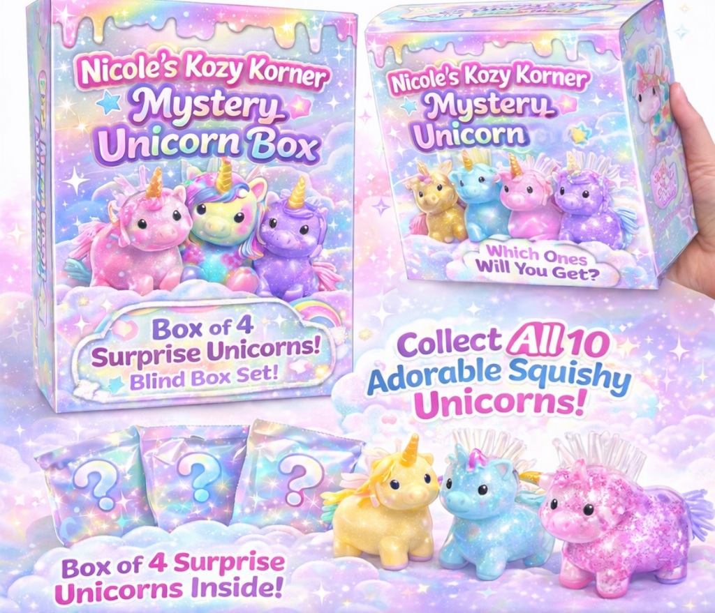 Kozy’s Mystery Unicorn Squish (4-Pack)