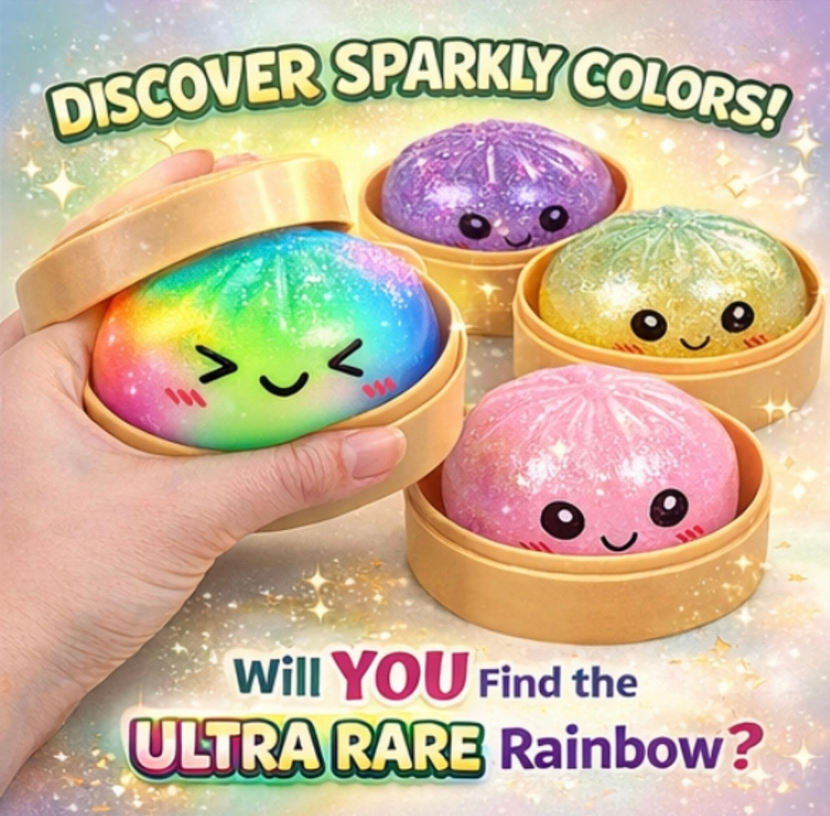 Kozy’s Mystery Dumplings - Mystery Glitter/Rainbow