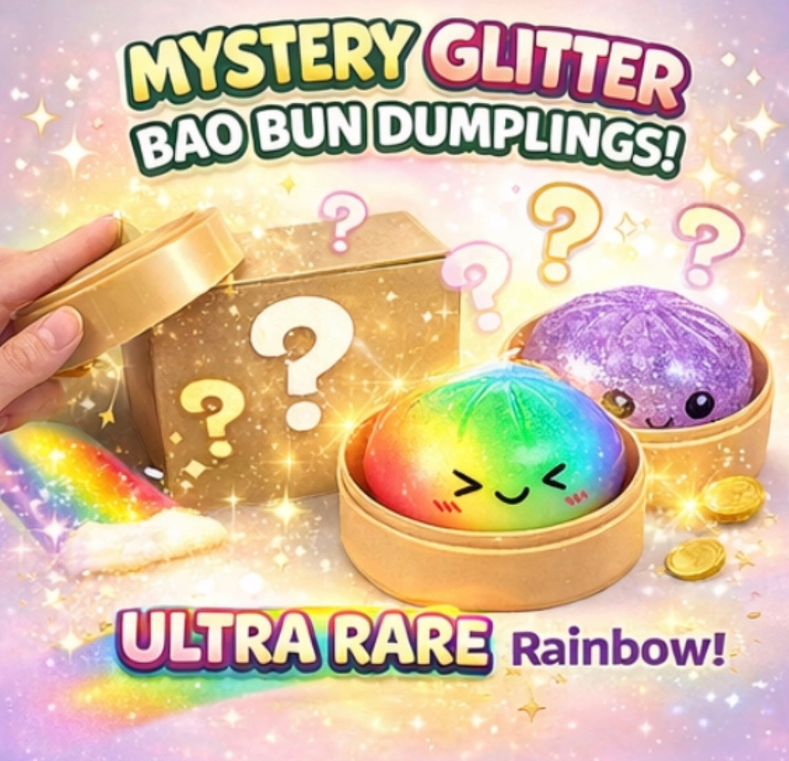 Kozy’s Mystery Dumplings - Mystery Glitter/Rainbow